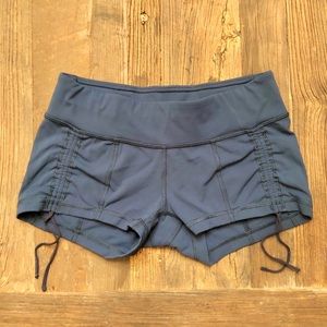 Lululemon Ruched Hot Shorts